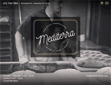 Tablet Screenshot of mediterracafe.com